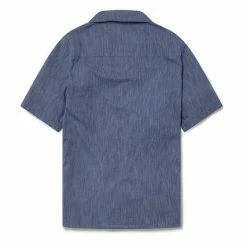 Albam Navy Panama Stripe Shirt