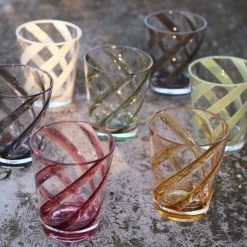 Fiorira' Un Giardino Vaso Metacrilato Espiral Negro