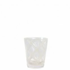 Fiorira' Un Giardino Vaso Metacrilato Espiral Blanco