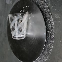 Fiorira' Un Giardino Methacrylate Spiral Glass In Bianco