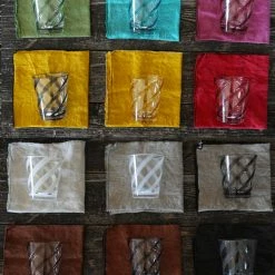 Fiorira' Un Giardino Methacrylate Spiral Glass In Senape