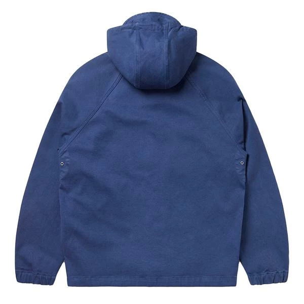 Albam Snap Through Twill Parka Bright Blue 3 Albam Snap Through Twill Parka Bright Blue