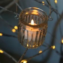 Fiorira' Un Giardino Small Ribbed Hanging Tea Light