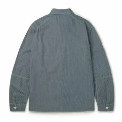 Albam Indigo Stripe Carpenter Work Shirt