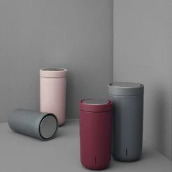 Stelton Plastic Free To Go Click Steel Cup Cloud
