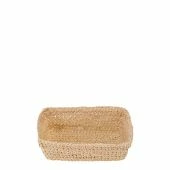 Fiorira' Un Giardino White Abaca Crochet Basket