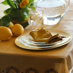 Fiorira' Un Giardino Methacrylate Spiral Glass In Senape