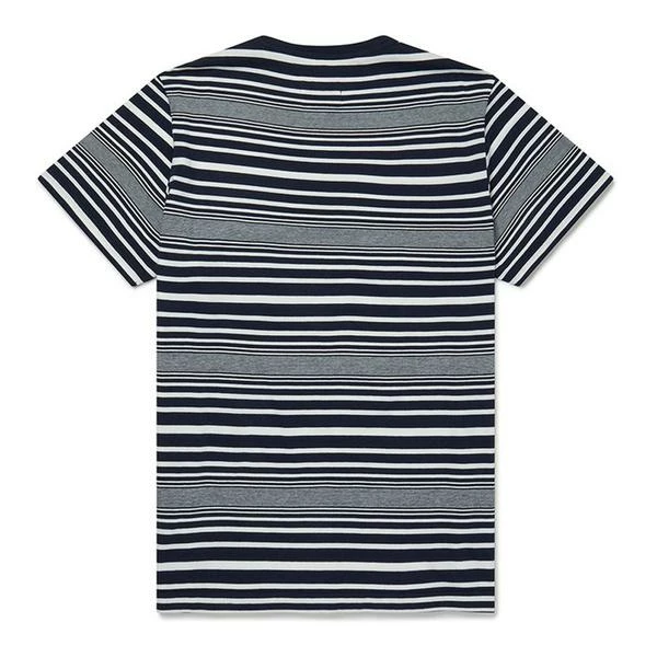 Albam Archive Stripe T Shirt Navy White 3 Albam Archive Stripe T Shirt Navy White