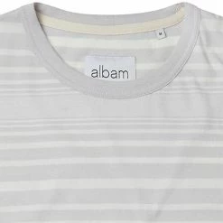 Albam Archive Stripe T Shirt White Lilac