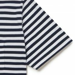 Albam Classic Stripe Tee Navy White