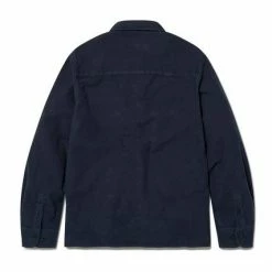 Albam Navy Nash Moleskin Shirt