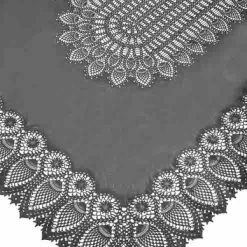 Fiorira' Un Giardino Mantel Impermeable De Vinilo Gris Oscuro