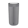 Stelton Granite Grey 0.34 Litre To Go Click Insulated Mug 1 Stelton Granite Grey 0.34 Litre To Go Click Insulated Mug