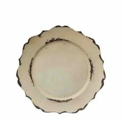 Fiorira' Un Giardino Plastic Aged Underplate for Table - Set 2 units