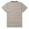 Albam Heritage Stripe T Shirt Mushroom Stripe