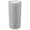 Stelton 0.4L Soft Light Grey To Go Click Mug