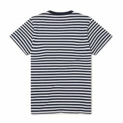 Albam Classic Stripe Tee Navy White