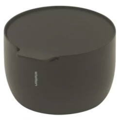 Stelton Sugar bowl W: 19,6 CM L: 11 CM H: 18,4 CM steel with black Teflon coated lid