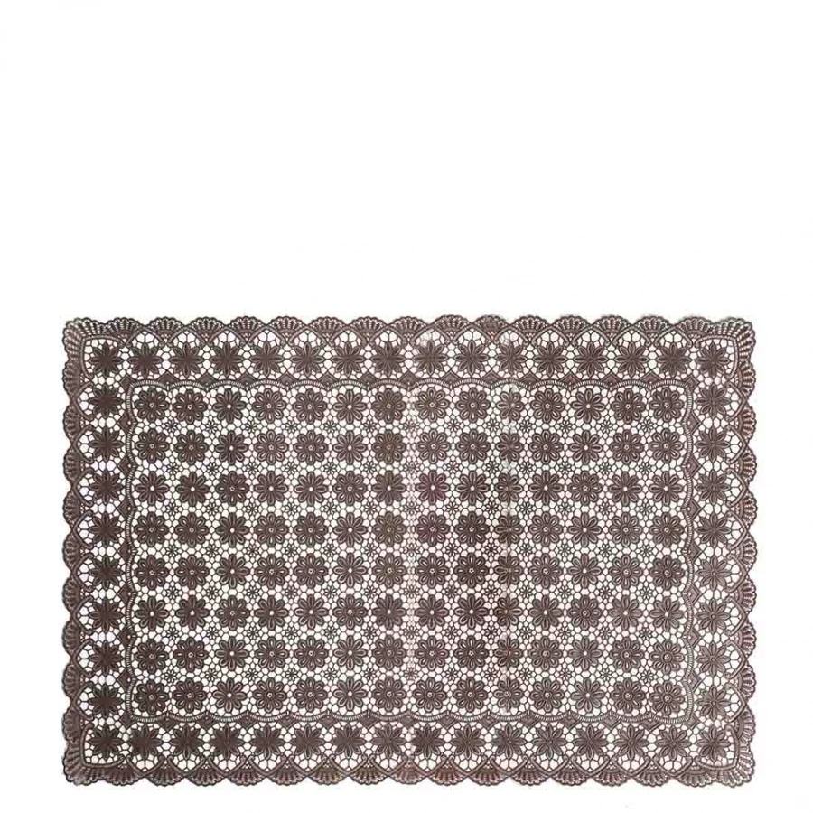 Fiorira' Un Giardino Set of 2 Vinyl Lace Placemats 3 Fiorira' Un Giardino Set of 2 Vinyl Lace Placemats