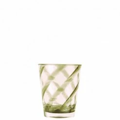 Fiorira' Un Giardino Methacrylate Glass With Colored Spiral