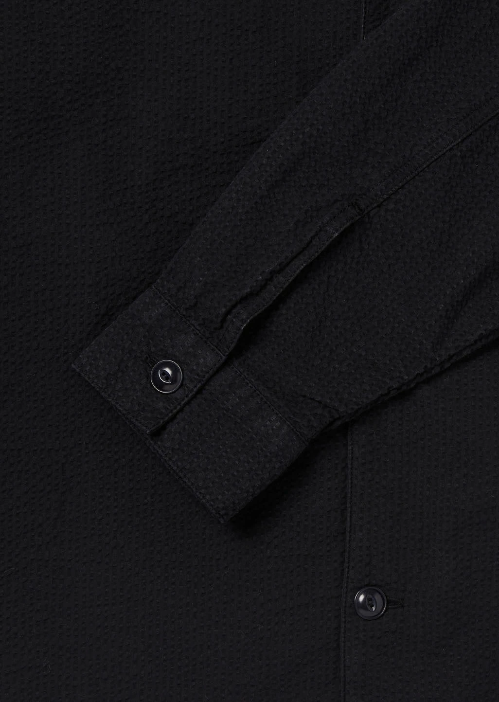 Albam Seersucker Kennedy Jacket - Black 6 Albam Seersucker Kennedy Jacket - Black