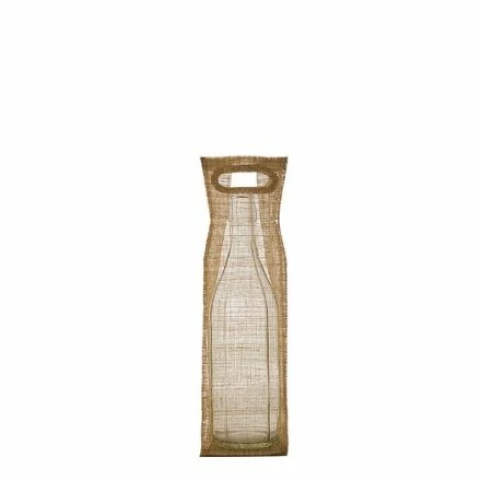 Fiorira' Un Giardino Set 2 Greenish Linen Raffia Bottle Baskets 3 Fiorira' Un Giardino Set 2 Greenish Linen Raffia Bottle Baskets