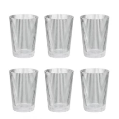 Stelton Set of 6 Pilastro Drinking Glass