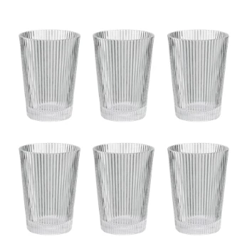 Stelton Set of 6 Pilastro Drinking Glass 3 Stelton Set of 6 Pilastro Drinking Glass