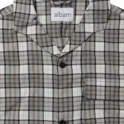 Albam Miles Shirt - Grey Check 8 Albam Miles Shirt - Grey Check