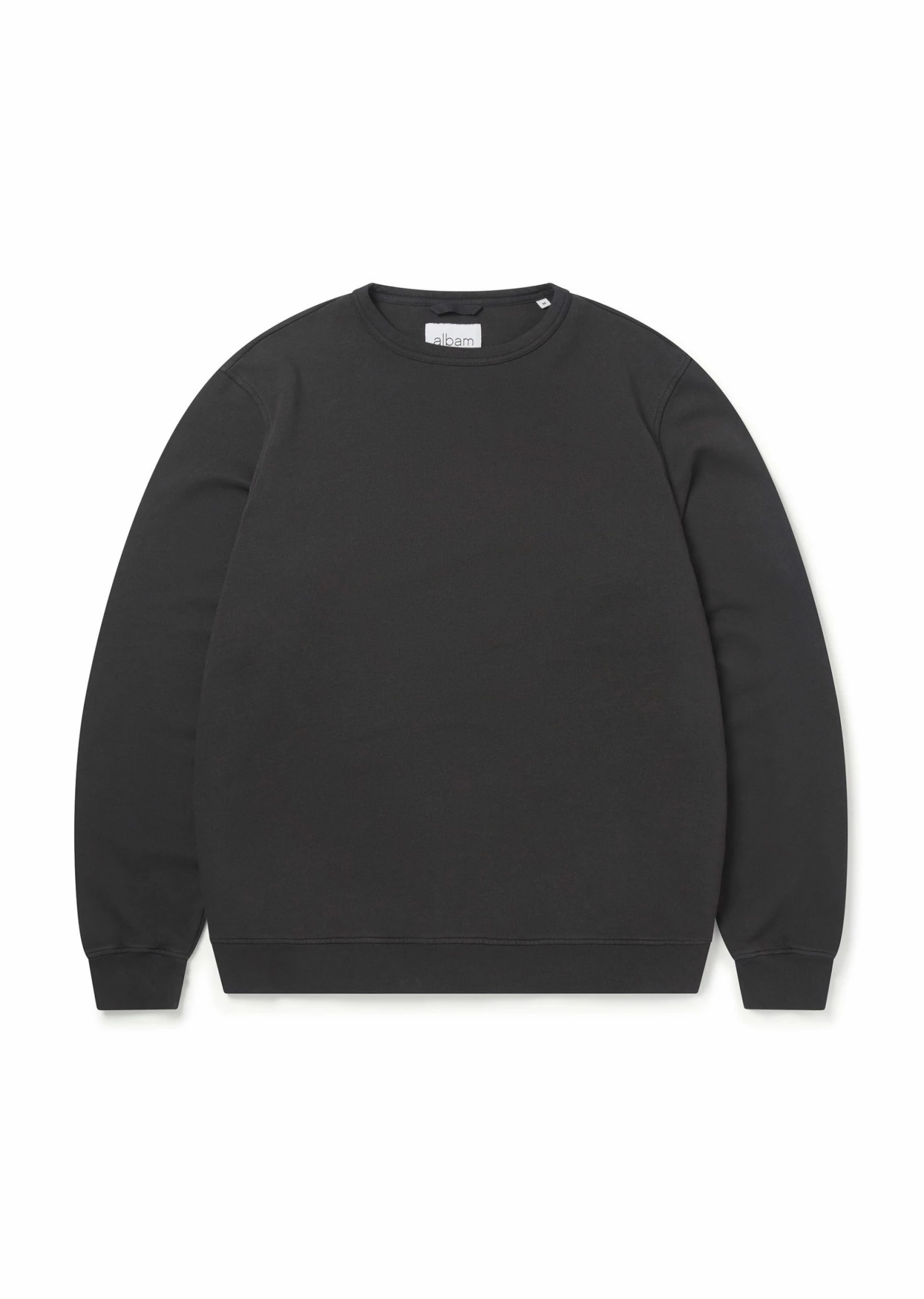 Albam Vintage Lightweight Sweat - Black 3 Albam Vintage Lightweight Sweat - Black