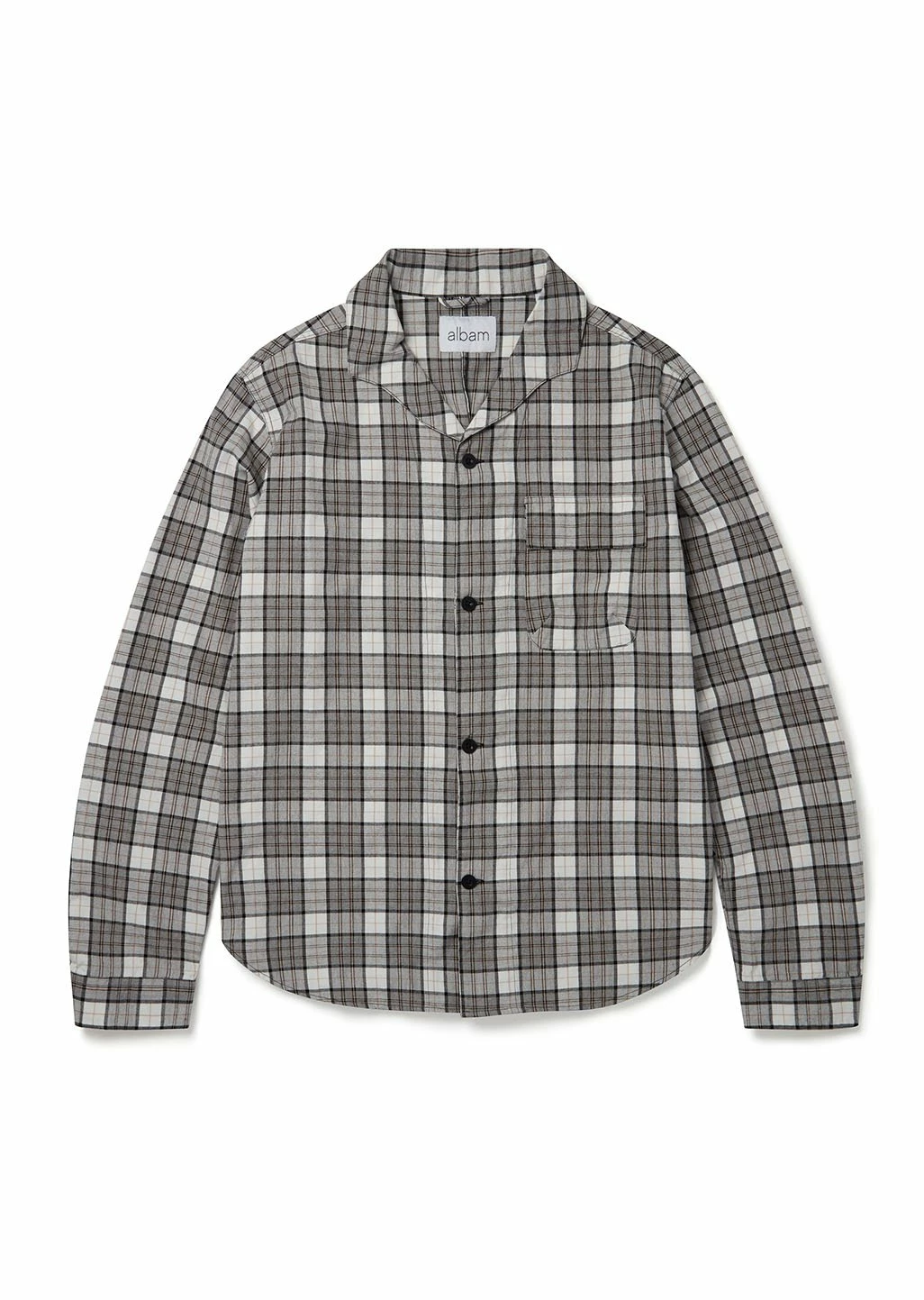Albam Miles Shirt - Grey Check 3 Albam Miles Shirt - Grey Check