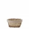 Fiorira' Un Giardino Oval Wicker Basket 1 Fiorira' Un Giardino Oval Wicker Basket