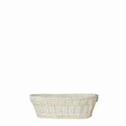 Fiorira' Un Giardino Braided Plastic Oval Basket - Set 2 units