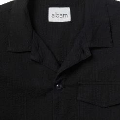 Albam Seersucker Kennedy Jacket - Black 10 Albam Seersucker Kennedy Jacket - Black