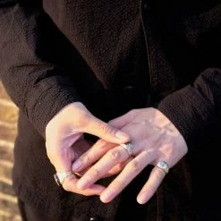 Albam Seersucker Kennedy Jacket - Black 12 Albam Seersucker Kennedy Jacket - Black