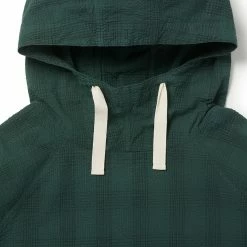 Albam Seersucker Smock - Green Check