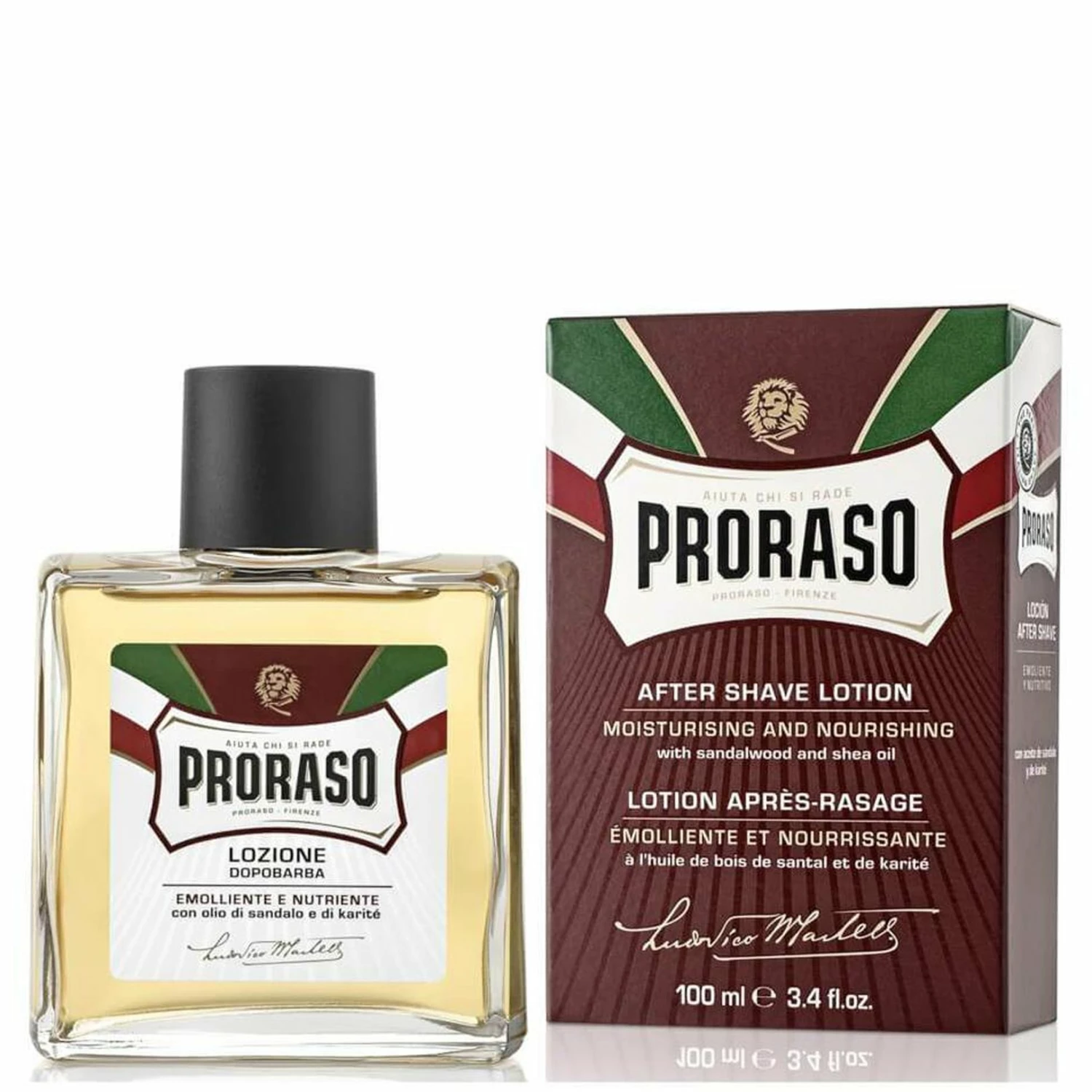Proraso Aftershave Lotion - Sandalwood 3 Proraso Aftershave Lotion - Sandalwood