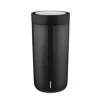 Stelton Thermo Ø 8,3 cmxh 17cm in plastic and stainless steel in black polished 0,34l.