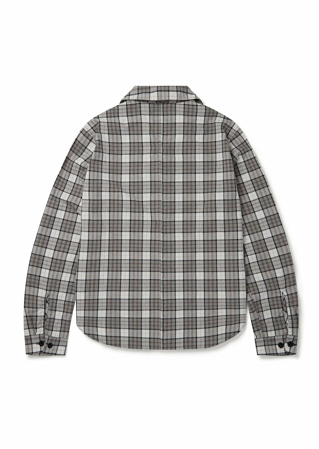 Albam Miles Shirt - Grey Check 4 Albam Miles Shirt - Grey Check