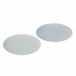 Stelton Set of 2 Blue Emma Stoneware Plates